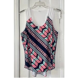 Geometric Patterned Tank Top
